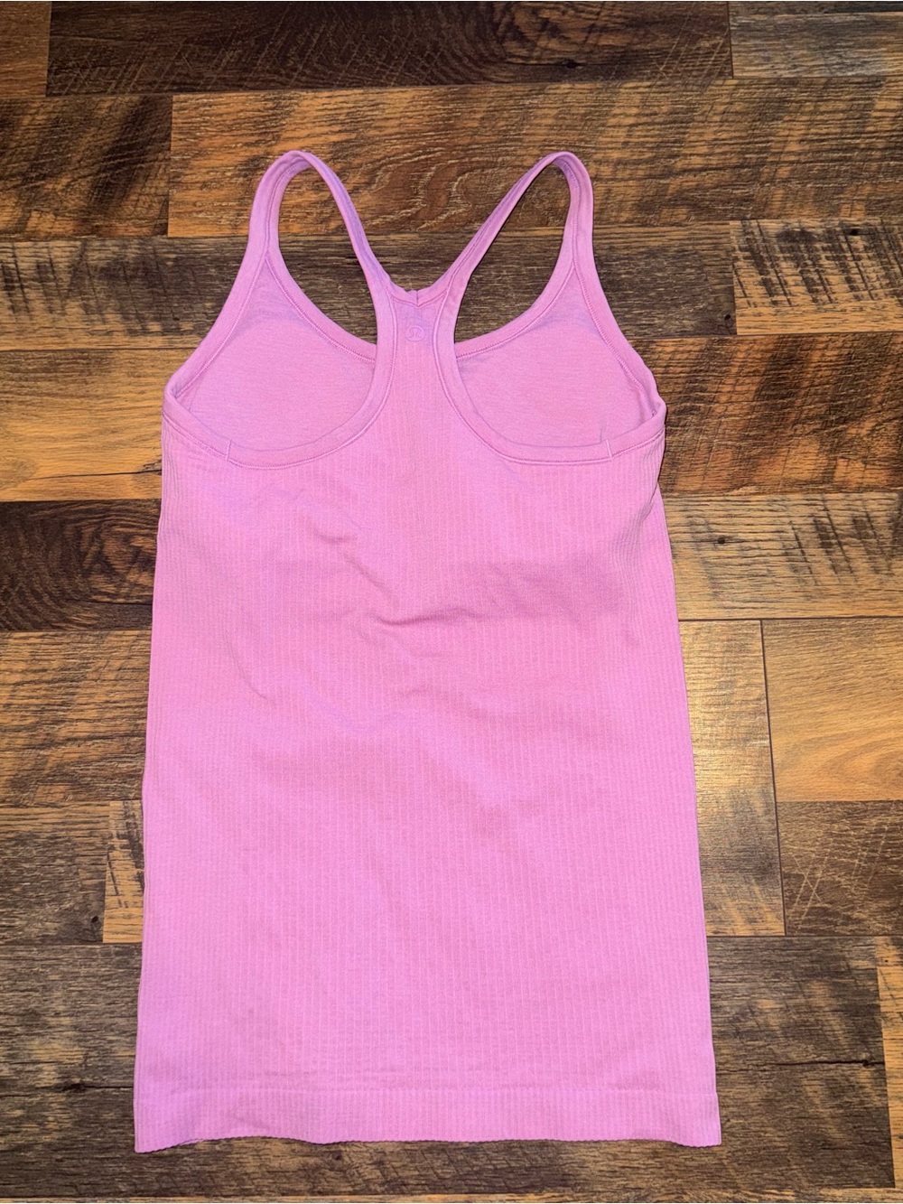 lululemon athletica Ribbed Pink Racerback Tank - Picture 2 of 4
